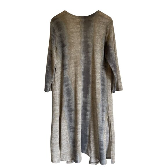 CATO Size Large Tan Ombre Open Cardigan Sweater - Picture 2 of 9